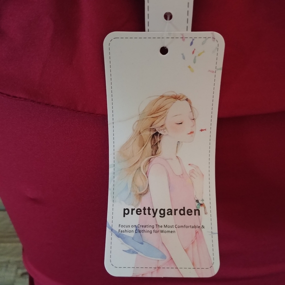 Pretty Garden Dusty Rose Pink Dress Tank Style - Picture 8 of 9